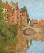 Charles Warren Eaton Bruges France oil painting artist